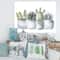 Designart - Cactus and Succulent House Plants I - Farmhouse Canvas Wall Art Print